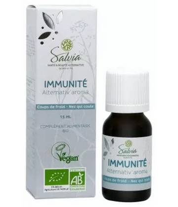 Salvia Nutrition Alternativ-Aroma immunité Bio 15 ml