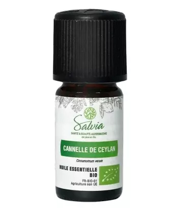 Salvia Nutrition Huile Essentielle Cannelle de Ceylan Bio 5 ml