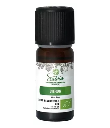 Salvia Nutrition Huile Essentielle Citron Bio 10 ml