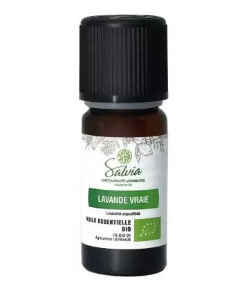Salvia Nutrition Huile Essentielle Lavande Vraie Bio 10 ml
