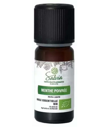 Salvia Nutrition Huile Essentielle Menthe Poivrée Bio 10 ml