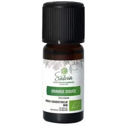 Salvia Nutrition Huile Essentielle Orange Douce Bio 10 ml