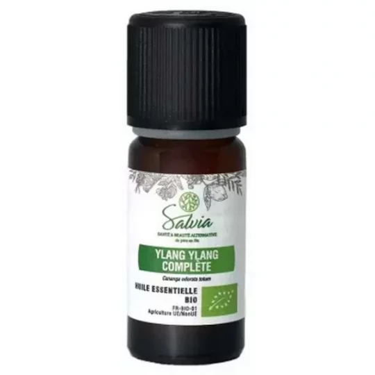 Salvia Nutrition Huile Essentielle Ylang Ylang Complete Bio 10 ml