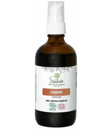 Salvia Nutrition Huile Végétale Vierge Chanvre Bio 100 ml