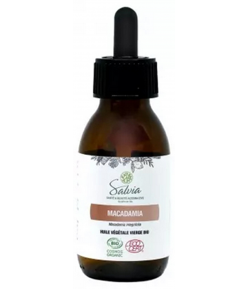 Salvia Nutrition Huile Végétale Vierge Macadamia Bio 100 ml