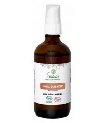 Salvia Nutrition Huile Végétale Vierge Noyau d'Abricot Bio 100 ml