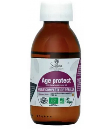 Salvia Nutrition Huile Complete de Périlla Age Protect Bio 125 ml