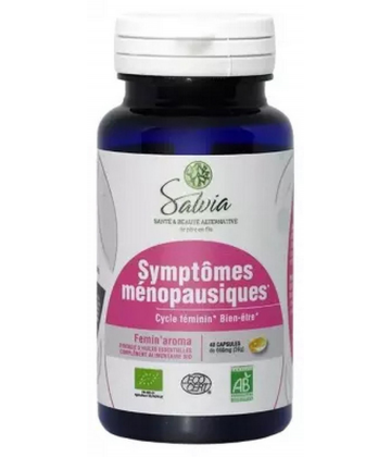 Salvia Nutrition Femin-Aroma Symptomes Ménopausiques Bio Capsules x 40