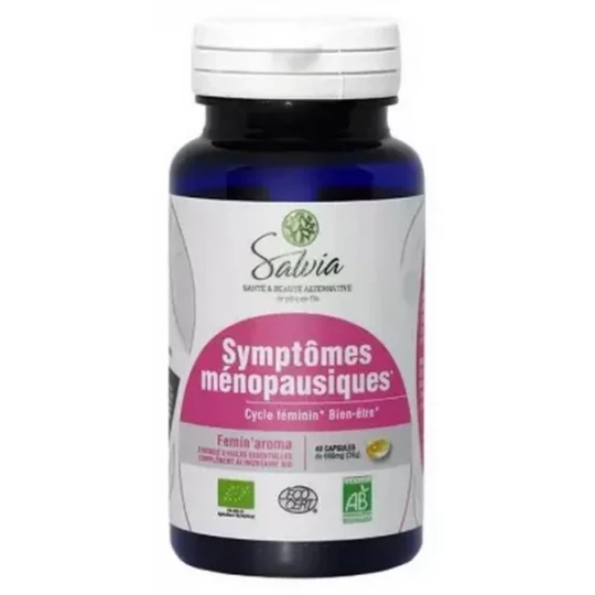 Salvia Nutrition Femin-Aroma Symptomes Ménopausiques Bio Capsules x 40