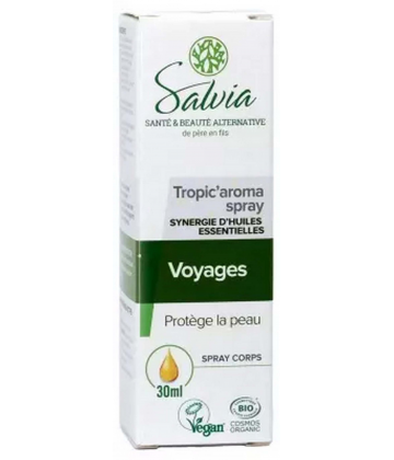 Salvia Nutrition Tropic-Aroma Spray Corps Voyages Bio 30 ml
