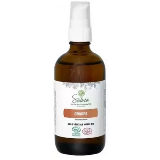 Salvia Nutrition Huile Végétale Vierge Onagre Bio 100 ml