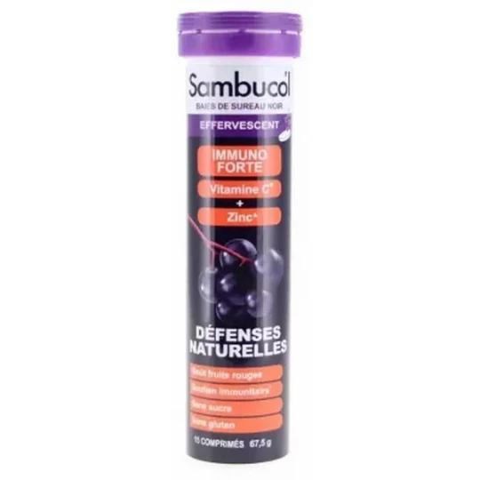 Sambucol Immuno Forte Défenses Naturelles Comprimés Effervescents x 15