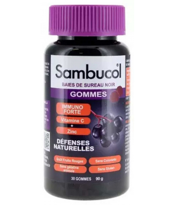 Sambucol Immuno Forte Défenses Naturelles Gommes x 30