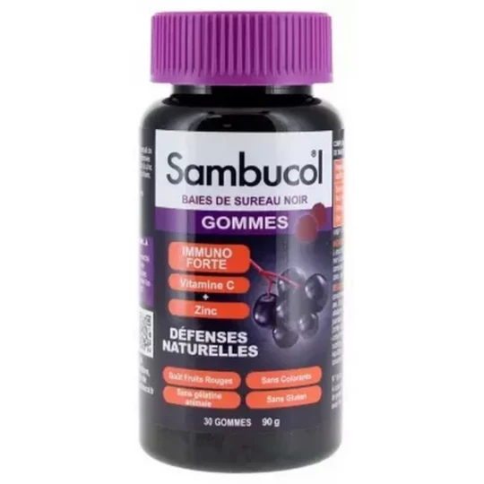 Sambucol Immuno Forte Défenses Naturelles Gommes x 30