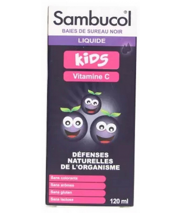 Sambucol Kids Défenses Naturelles de l'Organisme 120 ml