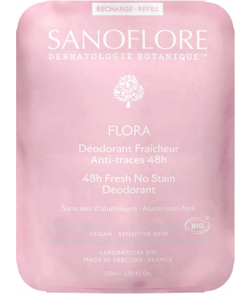 Sanoflore Déodorant Fraîcheur 48h Flora Recharge Bio 50 ml