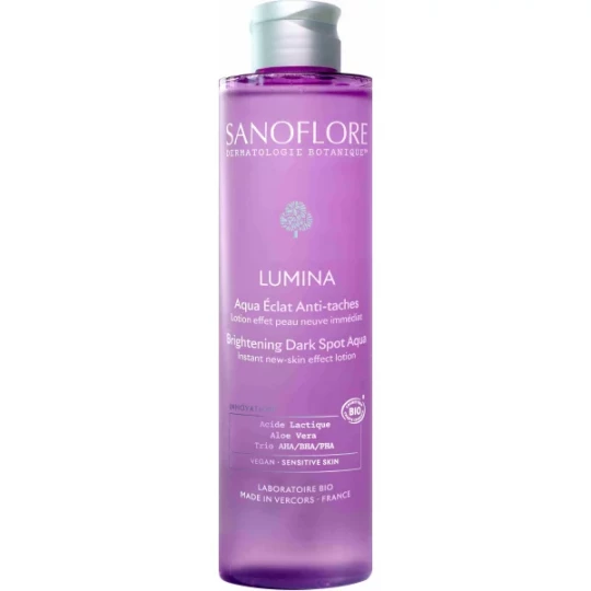 Sanoflore Lumina Lotion Aqua Éclat Anti-Taches Bio 200 ml
