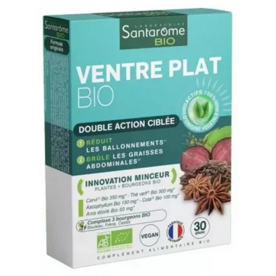 Santarome Bio Ventre Plat Bio Comprimés x 30