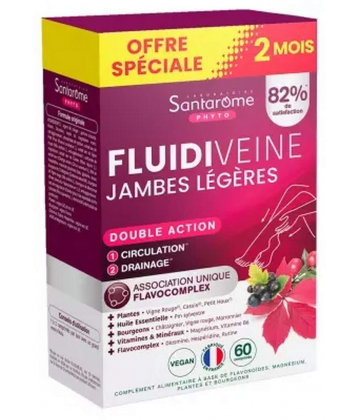 Santarome Fluidiveine Jambes Légeres Comprimés x 60