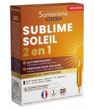 Santarome Sublime Soleil 2 en 1 Ampoules x 20