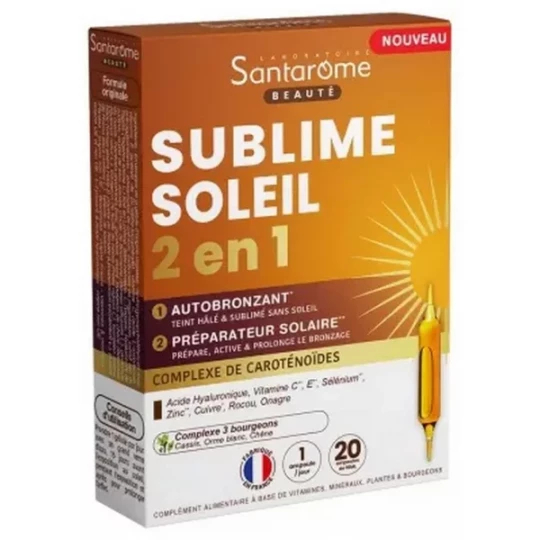 Santarome Sublime Soleil 2 en 1 Ampoules x 20