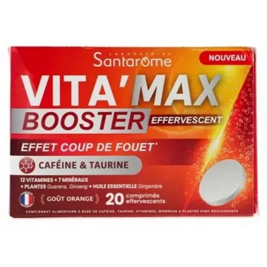 Santarome Vita-Max Booster Comprimés Effervescents x 20