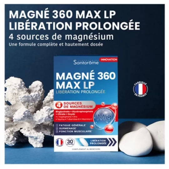 Santarome Magné 360 Max LP Comprimés x 30 - image 5