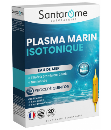 Santarome Plasma Marin Isotonique Ampoules x 20