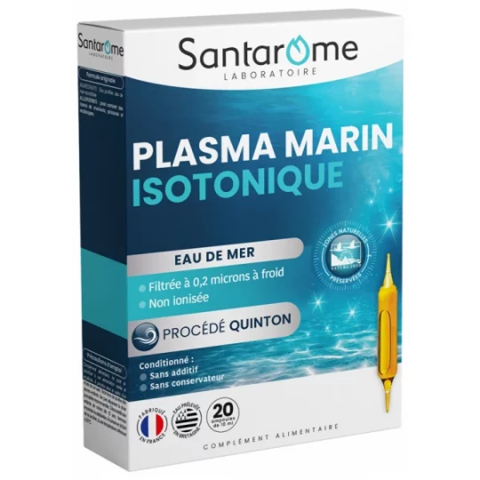 Santarome Plasma Marin Isotonique Ampoules x 20