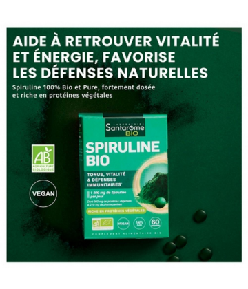Santarome Spiruline Bio Comprimés x 60