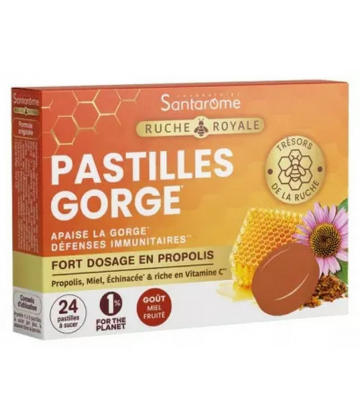 Santarome Ruche Royale Pastilles Gorge x 24