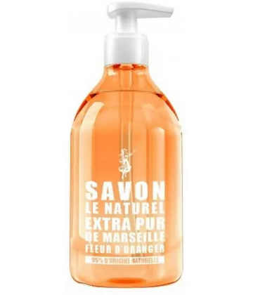 Savon Le Naturel Extra Pur de Marseille Fleur d'Oranger 500 ml