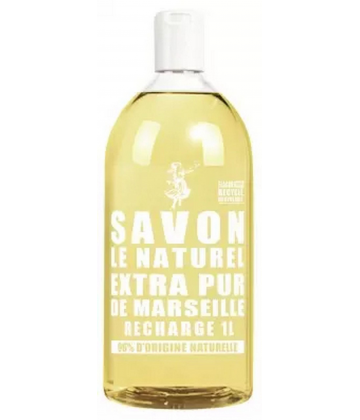 Savon Le Naturel Extra Pur de Marseille Recharge 1 L