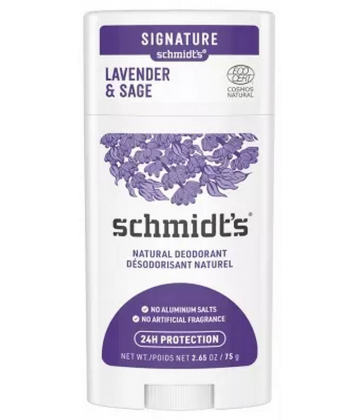 Schmidt's Signature Déodorant Stick Naturel Lavande et Sauge 75 g