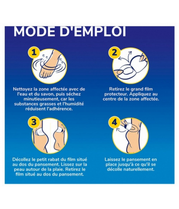 Scholl Ampoules Ouvertes Coupures et Égratignures Pansements x 6