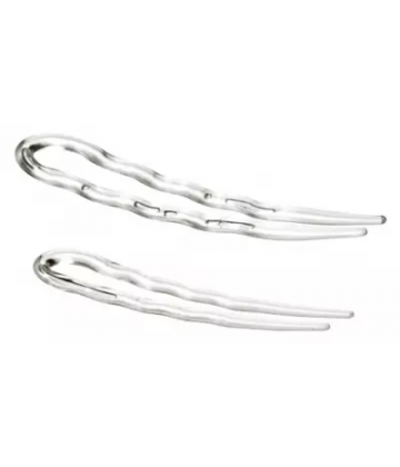 Seban épingles ondulées polystyrene transparentes x 6