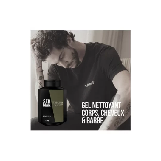Sebastian Gel Nettoyant The Multi-tasker Seb Man 250 ml - image 5