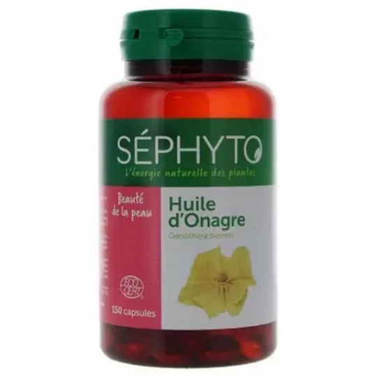 Séphyto Huile d'Onagre Bio Capsules x 150