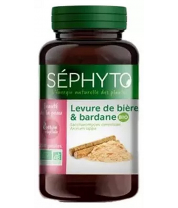 Séphyto Levure de Biere et Bardane Bio Gélules x 200