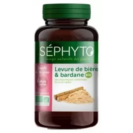 Séphyto Levure de Biere et Bardane Bio Gélules x 200