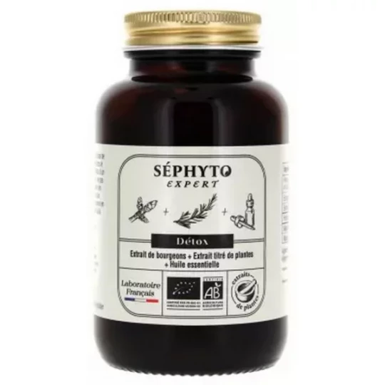 Séphyto Expert Détox Bio Gélules Végétales x 90