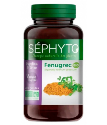 Séphyto Digestion & Détox Fenugrec Bio Gélules x 200