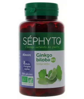Séphyto Ginkgo Biloba Bio Gélules x 200