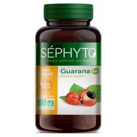 Séphyto Tonus & Vitalité Guarana Bio Gélules x 200