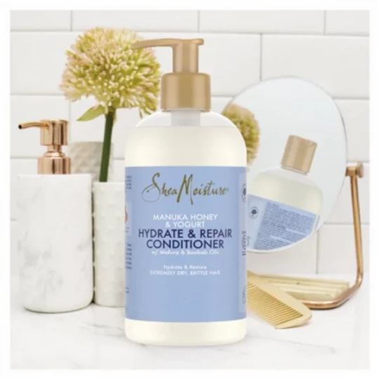 SheaMoisture Miel de Manuka et Yaourt Après-Shampoing Hydratant et Réparateur 384 ml - image 4
