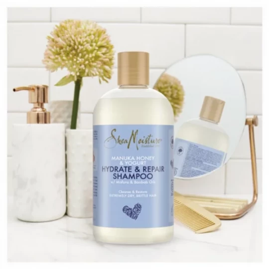 SheaMoisture Miel de Manuka & Yaourt Shampoing Hydratant et Réparateur 384 ml - image 4