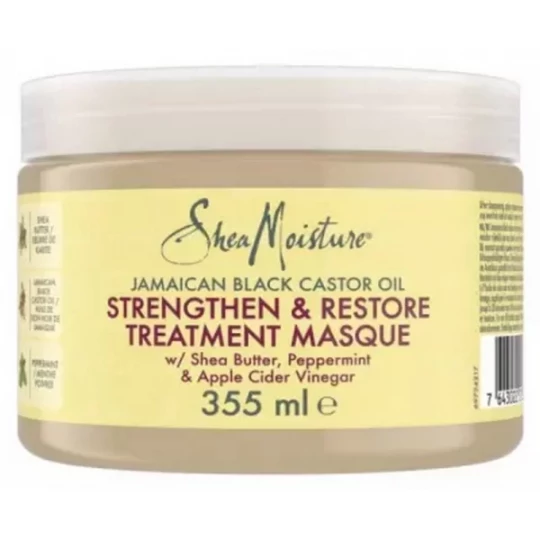 SheaMoisture Huile de Ricin Noir de Jamaique Masque Fortifiant et Revitalisant 355 ml