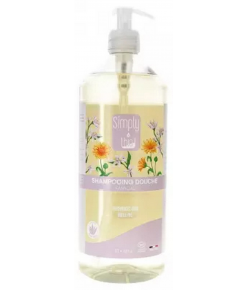 Simply Bio Shampoing Douche Familial Bio 1 L