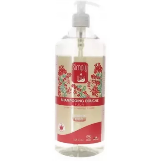 Simply Bio Shampoing Douche Fleuri Bio 1 L