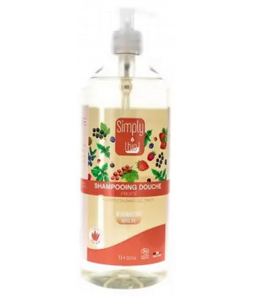 Simply Bio Shampoing Douche Fruité Bio 1 L